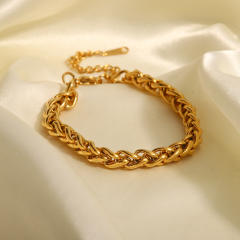 18K stainless steel chain bracelet chunky bracelet