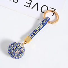 Popular diamond ball keychain