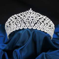 Occident fashion handmade luxury diamond crown