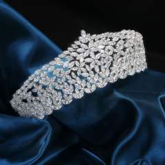 Occident fashion handmade luxury diamond crown