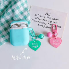 INS trend colorful acrylic heart cute keychain