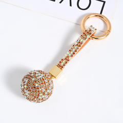 Popular diamond ball keychain