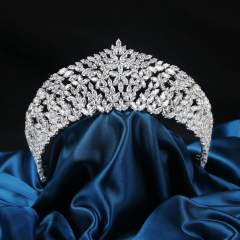 Occident fashion handmade luxury diamond crown