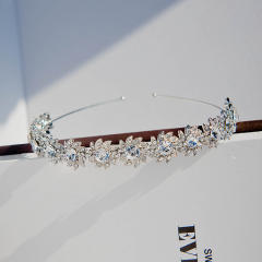 Delicate pave setting diamond headband