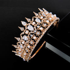 AAA baroque trend pave setting diamond crown