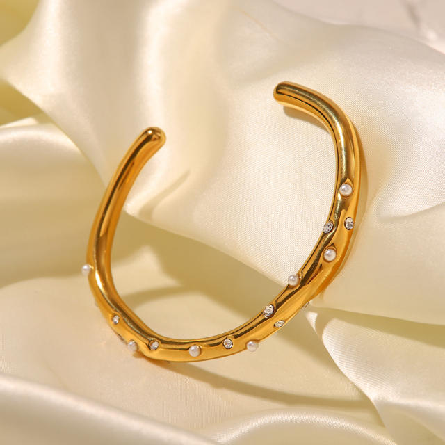 INS 18KG stainless steel bangle