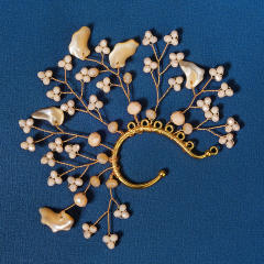 INS handmade gold color ear wrap