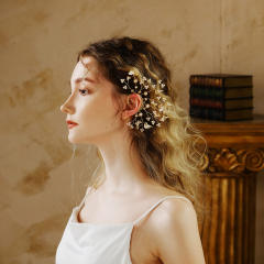 INS handmade gold color ear wrap