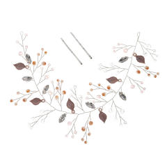 Korean fashion handmade leaf wedding hair pieces