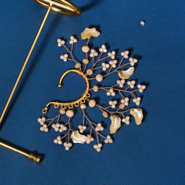 INS handmade gold color ear wrap