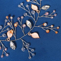 Korean fashion handmade leaf wedding hair pieces
