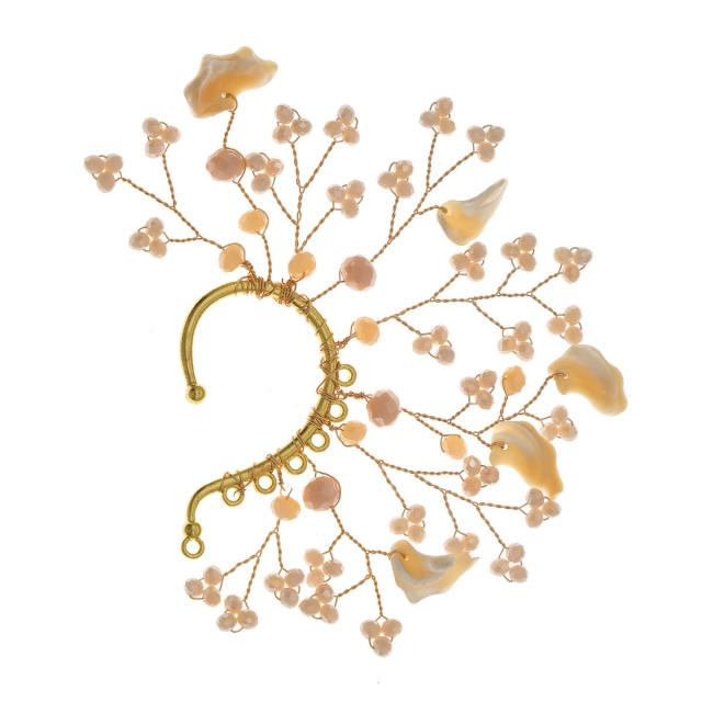 INS handmade gold color ear wrap