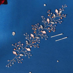 Korean fashion handmade leaf wedding hair pieces
