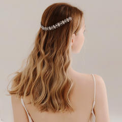 Elegant diamond bridal hair combs