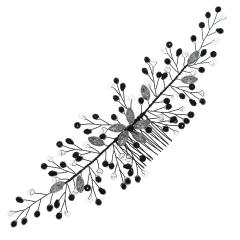 Occident fashion colorful crystal beads hair combs