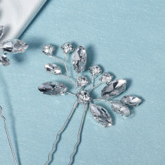 3pcs delicate crystal bridal hair pins