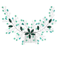 Occident fashion colorful crystal beads hair combs
