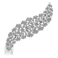 Luxury diamond bridal hair combs