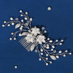 Korean fashion elegant flower bridal hair combs