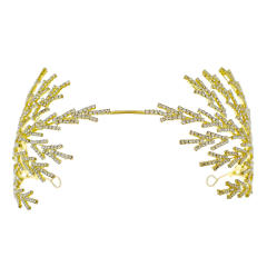 INS pave setting rhinestone luxury wedding headband