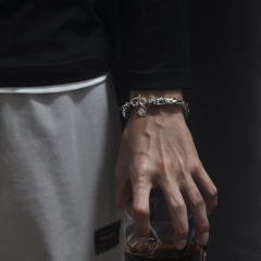 Gothic punk trend dragon head chain bracelet