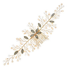 Occident fashion colorful crystal beads hair combs