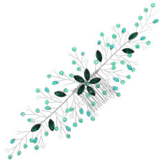 Occident fashion colorful crystal beads hair combs