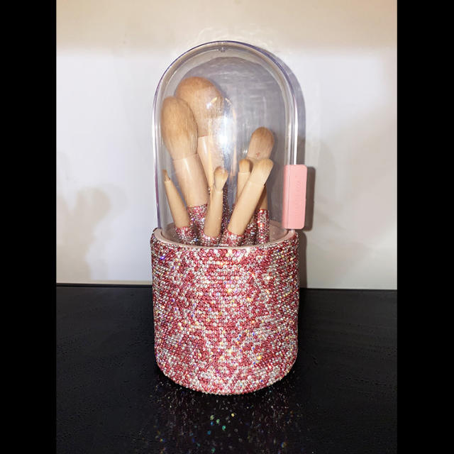 8pcs set delicate diamond makeup brushes set