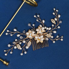 Korean fashion elegant flower bridal hair combs
