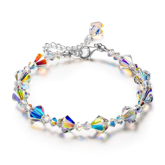 Amazon hot sale 8mm crystal square beads jewelry set