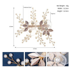 Korean fashion mesh flower handmade bridal hair pins