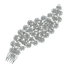 Luxury diamond bridal hair combs