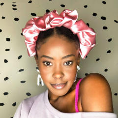Amazon hot sale satin scrunchies headband