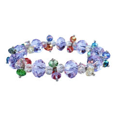 Hot sale children diy crystal beads bracelet set