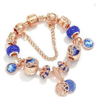 Blue color sereis classic diy bracelet