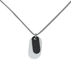 Occident fashion dog tag pendant stainless steel necklace for men