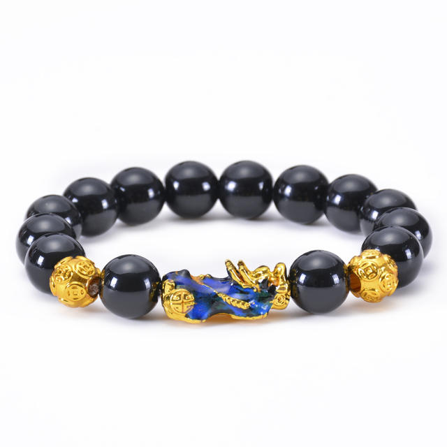 Hot sale discoloration bead pixu bracelet