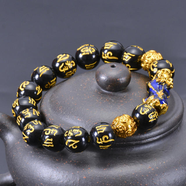 Hot sale discoloration bead pixu bracelet