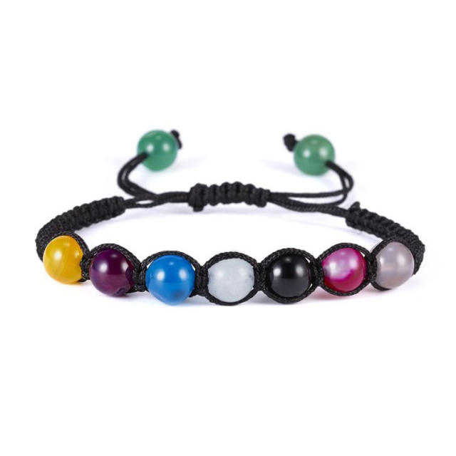 Korean fashion creative color natural bead bracelet