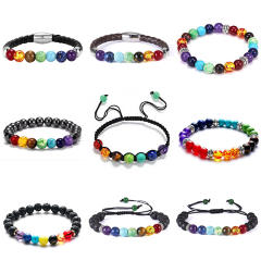 Korean fashion creative color natural bead bracelet