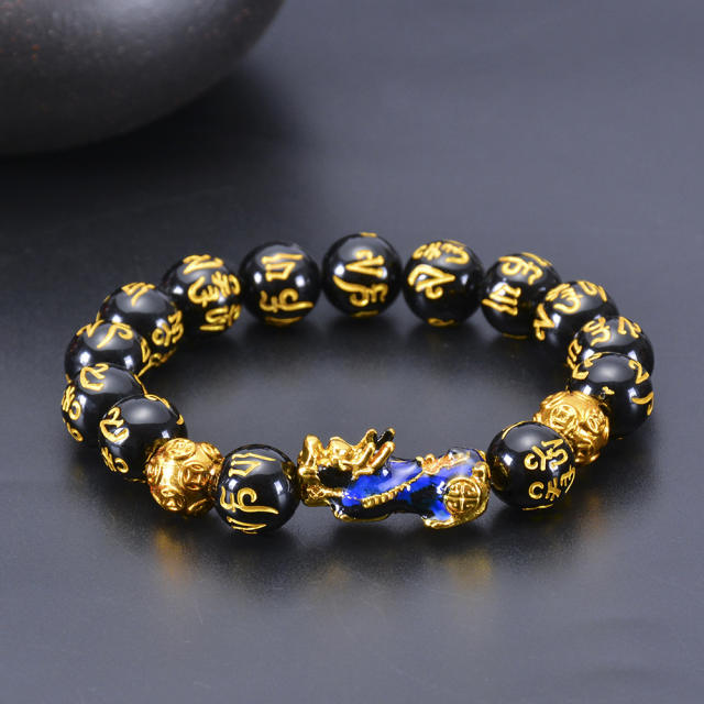 Hot sale discoloration bead pixu bracelet