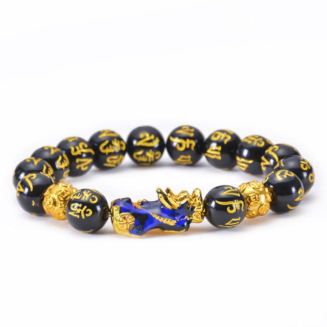 Hot sale discoloration bead pixu bracelet
