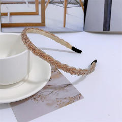 Korean fashion tiny beads braided headband