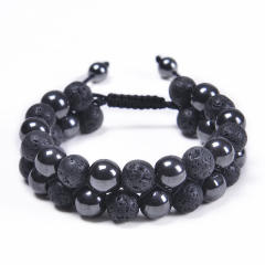 10mm tiger eye beads natural bead braid bracelet for men