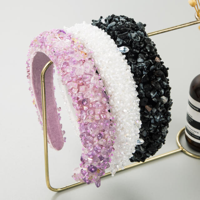 Barque trend handmade padded headband