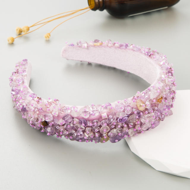 Barque trend handmade padded headband