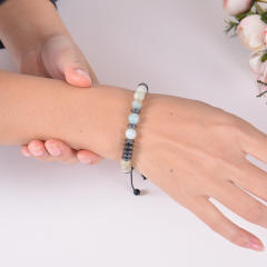 To my mom 8mm natural stone bracelet