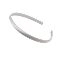 1cm plain color satin headband