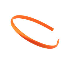 1cm plain color satin headband