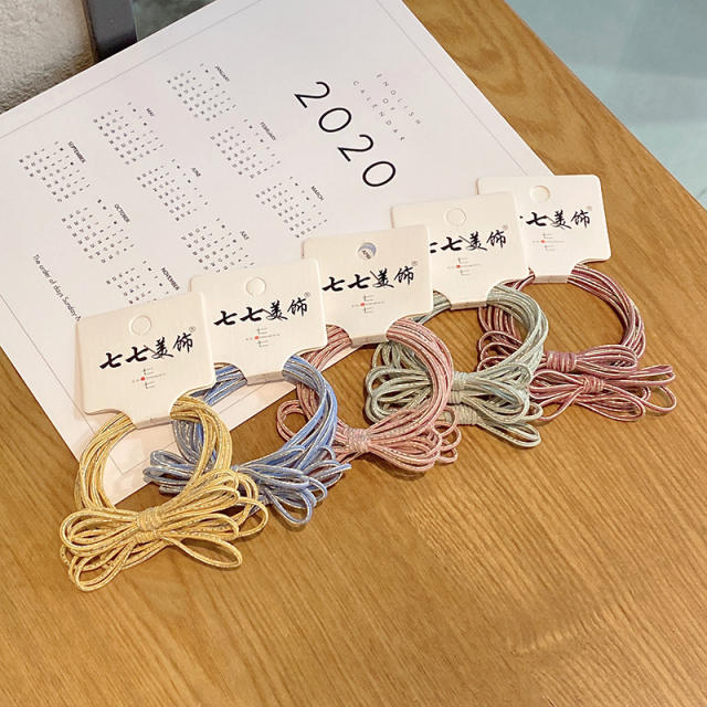 Korean fashion hair ties set